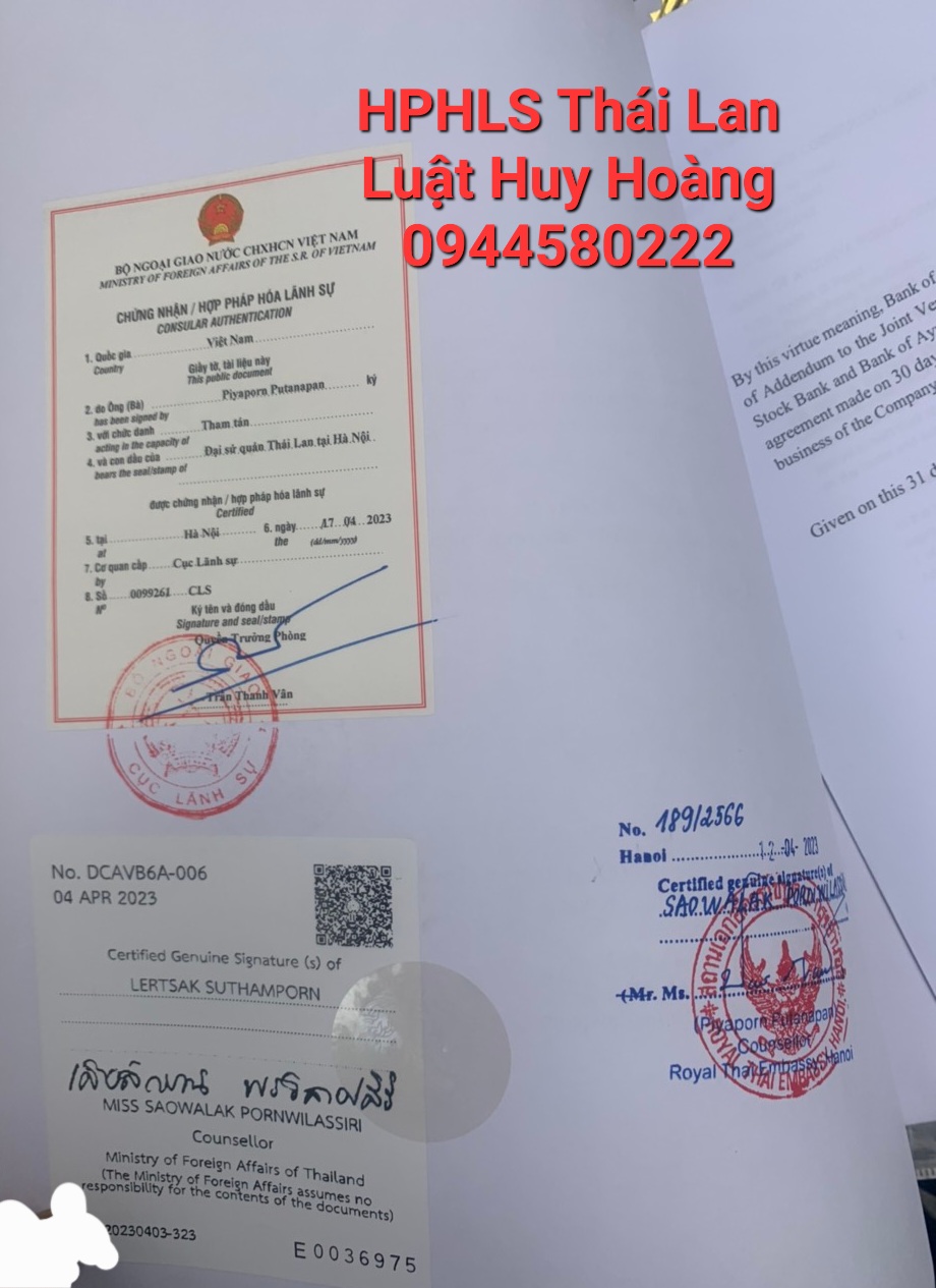 DỊCH VỤ HỢP PHÁP HOÁ LÃNH SỰ AI CẬP