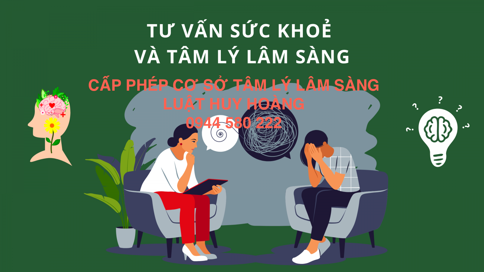 DỊCH VỤ THỦ TỤC MỞ CƠ SỞ TÂM LÝ LÂM SÀNG
